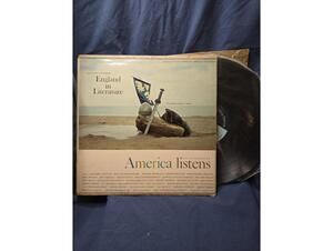 Rare Collectors! England in Literature- America Listens Vintage Vinyl Record